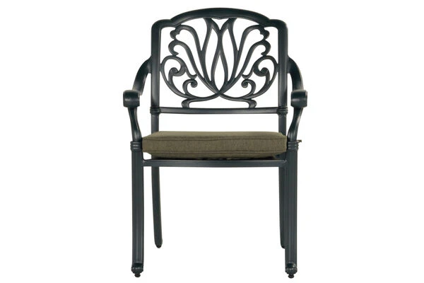 HARTMAN Amalfi Sitzgruppe, Dunkelgrün, Alu-Guss, 4 Diningsessel, Inkl. Polster, Ø120cm 10 HARTMAN Amalfi Sitzgruppe, Dunkelgrün, Alu-Guss, 4 Diningsessel, Inkl. Polster, Ø120cm - Image 8