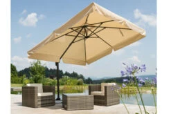 Schneider® SCHNEIDER Rhodos Ampelschirm, Natur, Quadratisch, 300 X 300 Cm -Gartenblick Geschaft 8 2652 1.jpg