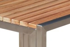 OUTFLEXX 2er-Set Rollliege, Taupe, Edelstahl/Teak, 212x71x36cm, Mit Beistelltisch 45x45cm -Gartenblick Geschaft 9 14171.jpg