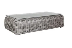 OUTFLEXX Loungemöbel, White Faded Grey, Polyrattan, 4 Personen, Inkl. Tisch 70 X 130 Cm Und Polster Aus Olefin In Anthrazit -Gartenblick Geschaft 9 20789.jpg