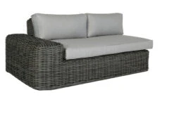 OUTFLEXX Ecklounge, Two Tone Grey, Polyrattan, 6 Personen, Inkl. Tisch/Hocker 90 X 90 Cm Und Polster In Grau -Gartenblick Geschaft 9 20907.jpg